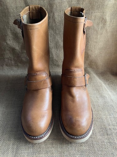 Red wing 9027 engineer boots - red,