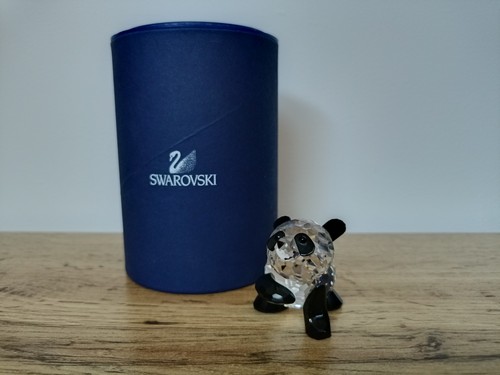 Swarovski kristall panda figur - kristall,