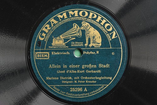 Schellack marlene dietrich - marlene,