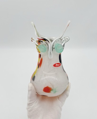 Vintage glas vase eule von - vase,