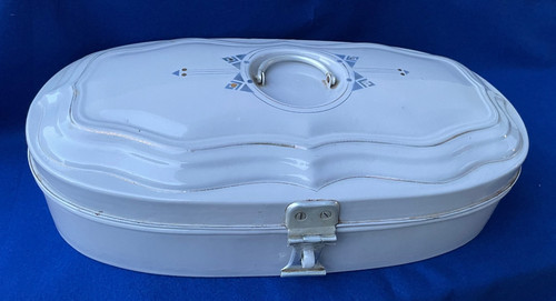 Antike emaille brotdose - emaille,