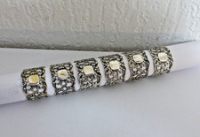 6 Serviettenringe  835 Silber