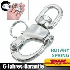Schnappschäkel Panikhaken Schnelllösbarer Drehbarer für Segelboot Spinnaker DE