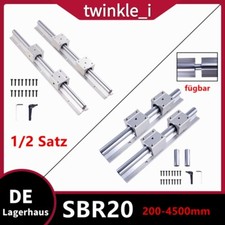 SBR20 200mm-4500mm Linearschiene Gleitschiene Linearführung Führungsschiene CNC