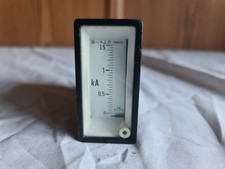 altes Neuberger Analog Amperemeter Messgerät ausgebaut aus alter Lokomotive Bahn