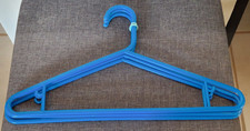 KiK 3er Set Kleiderbügel, Kunststoff - Blau - 40x22cm