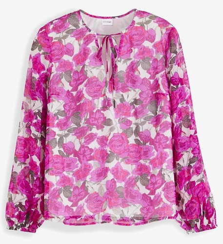 Neu bluse mit - ballonärmel, gr