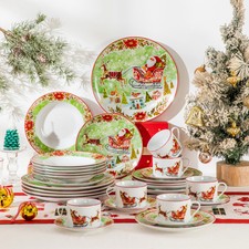 VEWEET 30-teiliges Porzellan