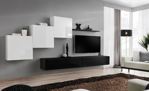 Wohnwand anbauwand schrankwand - wohnwand,