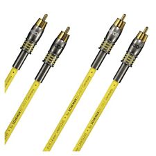 Sommer Cable Cinchkabel  RCA Kabel  Hicon Cinch Stecker Epilogue  EP3F   Paar