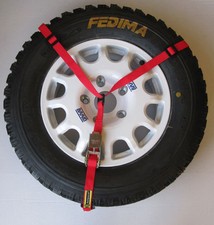 Ersatzradhalter, Reserveradhalter, Rallye Offroad - rot