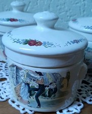 Terrine / Topf  Sarreguemines Obernai / H. Loux Frankreich keramik vintage