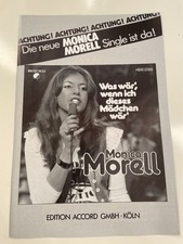 Monica Morell seltene Werbeanzeige / Zeitschrift „Der Musikmarkt“ (1976)