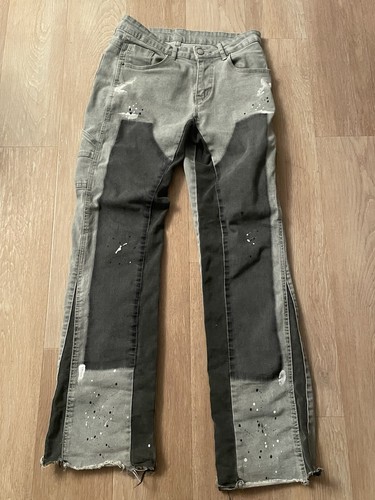 Graue jeans streetwear - ,