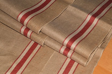 Antikes Rolltuch Leinentuch