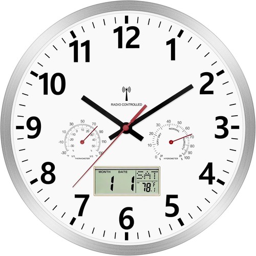 Wanduhr funk digital analog - wanduhr,