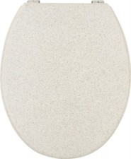 Sanwood B-Ware WC Sitz Klodeckel Toiletten Deckel Klo Brille Polyresin Granit 