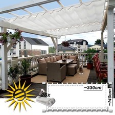 Seilspannmarkise weiss ca