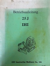 #37/50 IHI 28J Gehlmax  Bedienungsanleitung service manual Betriebsanleitung
