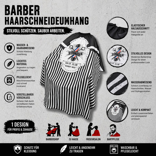 Barber haarschneideumhang - barber,