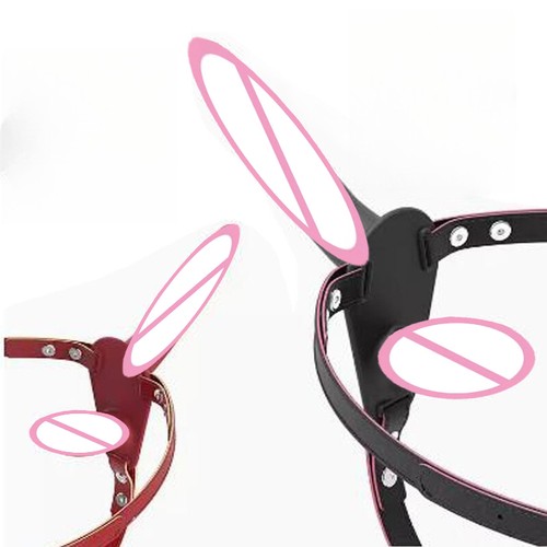 Doppeldildo strap dildo - on,