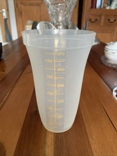 Tupperware Mix Fix Behälter 500ml. D10Shaker Ersatzteil,transparent/gelb,Ø10x16H