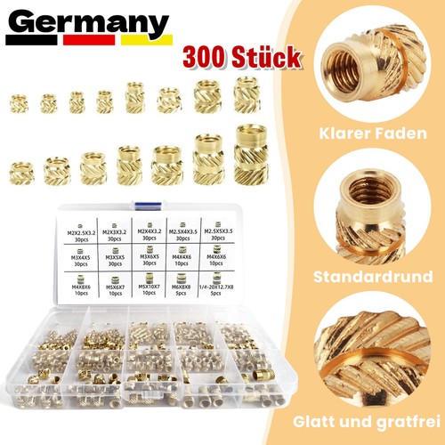 300 stück gewindeeinsatz - 300, set