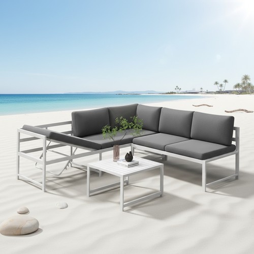 Lounge sitzgruppe aluminium - lounge,