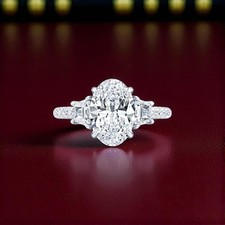 IGI Lab Created 14k Weißgold