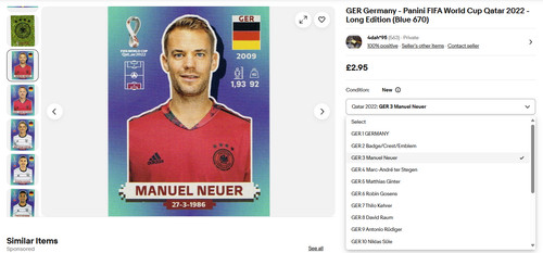 Ger germany panini fifa - germany,