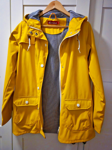 Neu derbe regejacke - regejacke, gelb