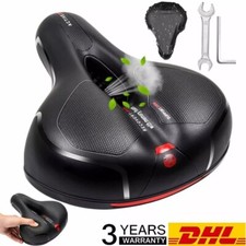 Fahrradsattel Ergonomischer Sitz Gel Memory-Schaum Rückstrahler Federung Bequem