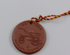 Meissen Münze Taler Böttger Porzellan Feuerwehr 1874-1974 Riesa Handdruckspritze