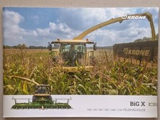 Krone Big X 1180 1080 980 880 780 680 Feldhäcksker Prospekt Traktor Schlepper
