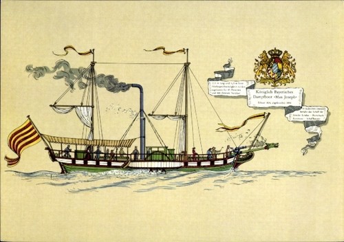 Dampfboot max joseph - ak,