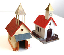 FALLER -  2x Kapelle Kirche -