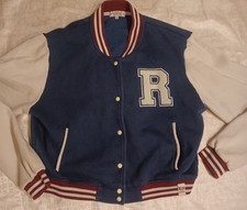 Damen Rumble 59 College Jacke Blau Weiss Gr. XXL rockabella 