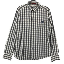 SUPERDRY Herren Lässig Flanell Langarm Arbeitshemd Größe 2XL