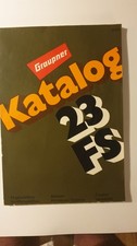 RARITÄT - alter Modellbau-Katalog von GRAUPNER von 1970 (23FS)