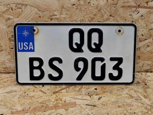 Altes nummernschild us - altes,
