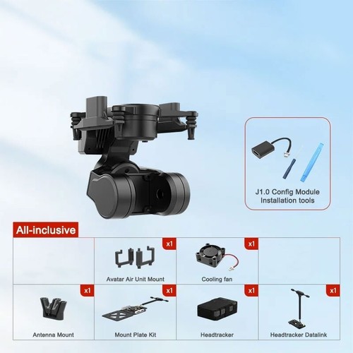 20t axis fpv gimbal - c-20t, 3-axis