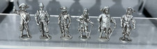 Komplettsatz Metallfiguren Musketiere 40 mm
