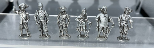 Komplettsatz metallfiguren - komplettsatz,