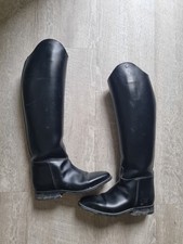 Lederreitstiefel Petrie Größe 5 (37,5), schwarzes Glattleder