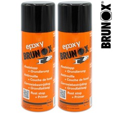2x BRUNOX EPOXY SPRAY Rostumwandler Grundierung Rostschutz Roststop Primer 400ml