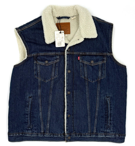 Levi weste jacke sherpa - weste,