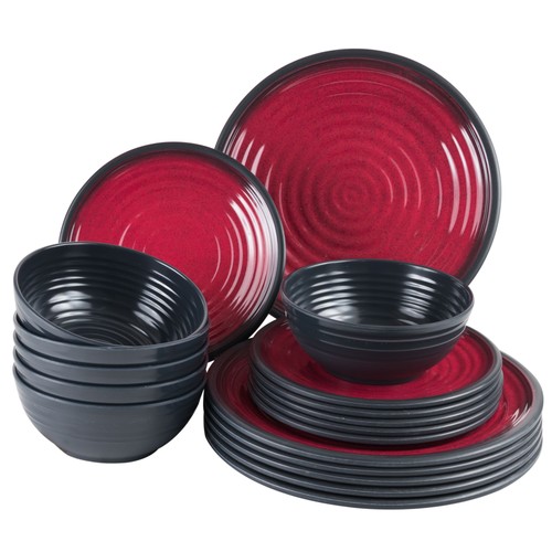 Melamin camping geschirr set - camping, 6