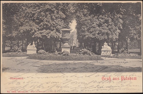 Gruss aus potsdam - ak,