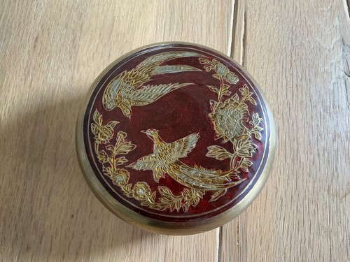 Vintage-Cloisonné-Dose