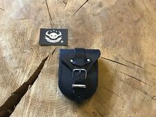 Gürteltasche Leder schwarz Zusatztasche Satteltaschen kleine Tasche ORLETANOS HD